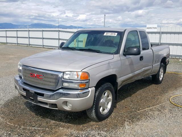 2GTEK19T541183845 - 2004 GMC NEW SIERRA SILVER photo 2