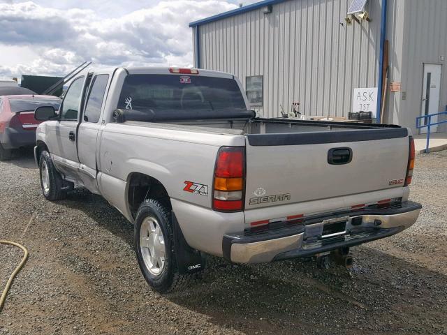 2GTEK19T541183845 - 2004 GMC NEW SIERRA SILVER photo 3