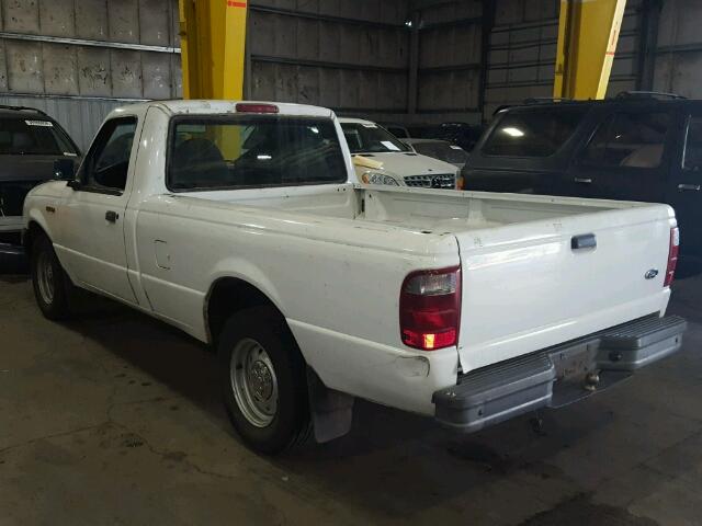 1FTYR10U81TB09470 - 2001 FORD RANGER WHITE photo 3