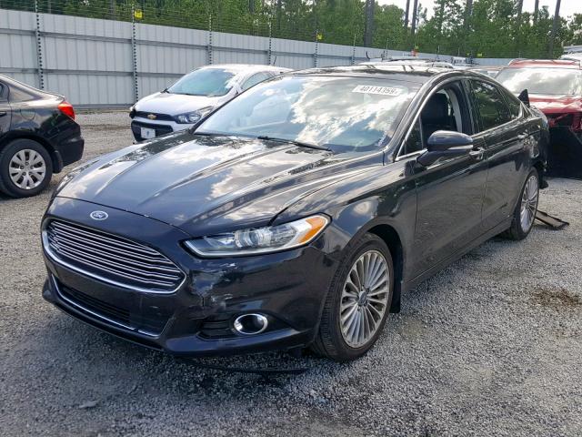 3FA6P0K98DR167395 - 2013 FORD FUSION TIT BLACK photo 2