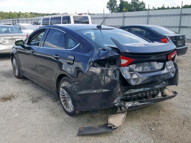 3FA6P0K98DR167395 - 2013 FORD FUSION TIT BLACK photo 3