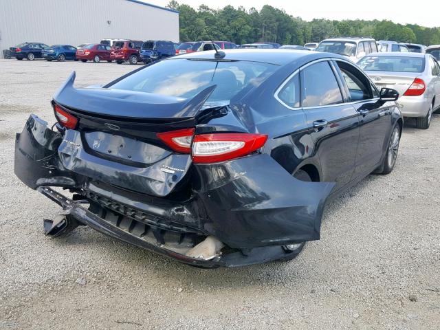 3FA6P0K98DR167395 - 2013 FORD FUSION TIT BLACK photo 4