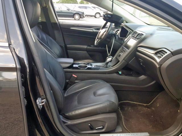 3FA6P0K98DR167395 - 2013 FORD FUSION TIT BLACK photo 5