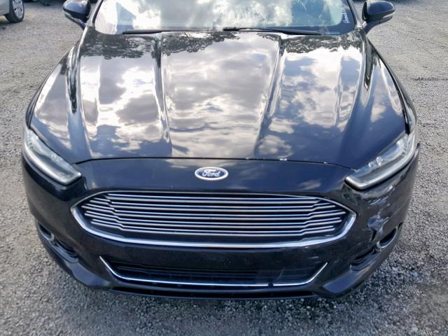 3FA6P0K98DR167395 - 2013 FORD FUSION TIT BLACK photo 7