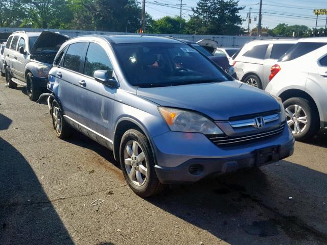 JHLRE48797C063840 - 2007 HONDA CR-V EXL BLUE photo 1