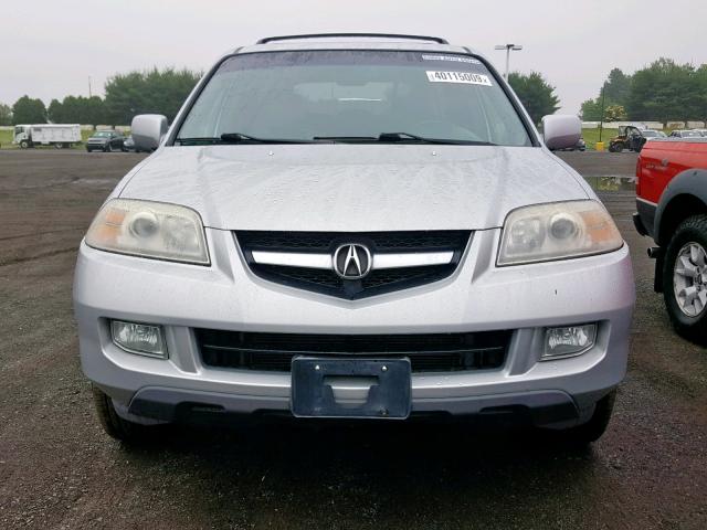 2HNYD18644H510210 - 2004 ACURA MDX TOURIN GRAY photo 9