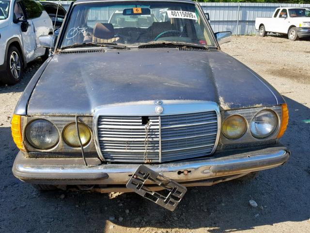 WDB1231301A117498 - 1984 MERCEDES-BENZ 300D BLUE photo 9