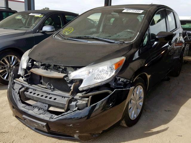 3N1CE2CP7FL352865 - 2015 NISSAN VERSA NOTE BLACK photo 2