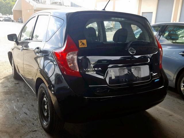 3N1CE2CP7FL352865 - 2015 NISSAN VERSA NOTE BLACK photo 3