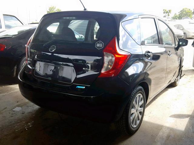 3N1CE2CP7FL352865 - 2015 NISSAN VERSA NOTE BLACK photo 4