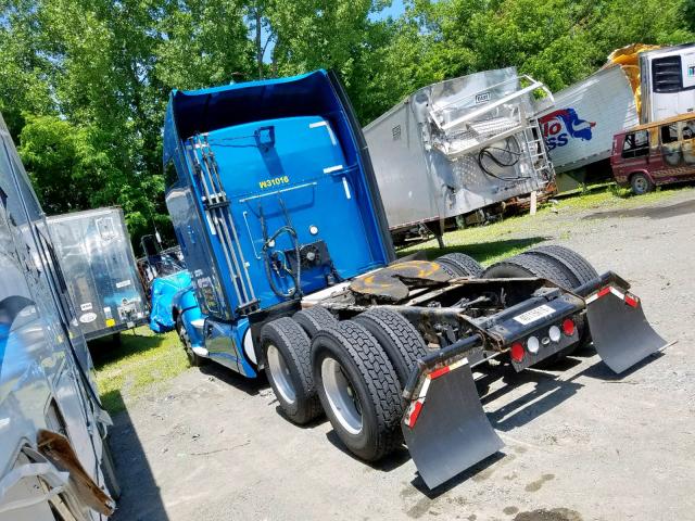 1XKAD49X8DJ366793 - 2013 KENWORTH CONSTRUCTI BLUE photo 3