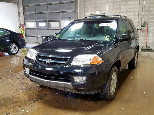 2HNYD18843H512412 - 2003 ACURA MDX TOURIN BLACK photo 2