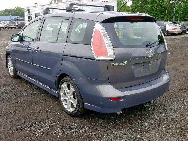 JM1CR29L190336670 - 2009 MAZDA 5 BLUE photo 3