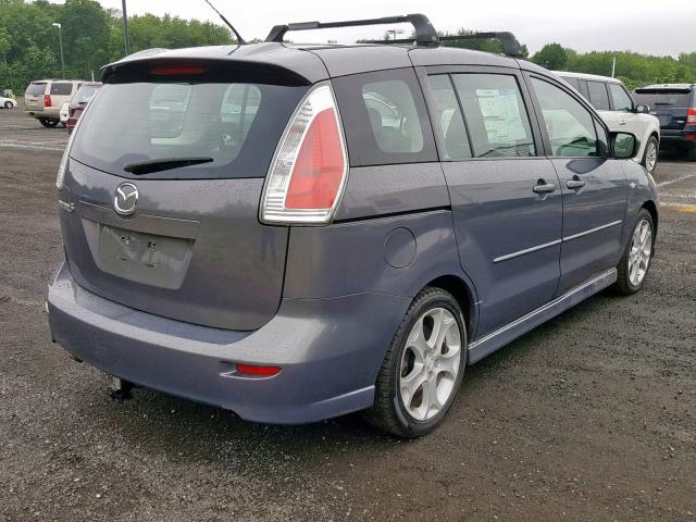 JM1CR29L190336670 - 2009 MAZDA 5 BLUE photo 4