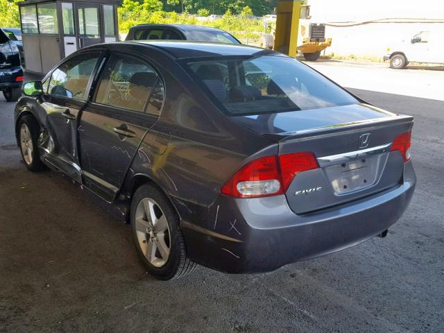 2HGFA1F63BH531542 - 2011 HONDA CIVIC LX-S فحمي صورة 3