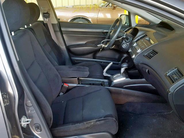 2HGFA1F63BH531542 - 2011 HONDA CIVIC LX-S فحمي صورة 5