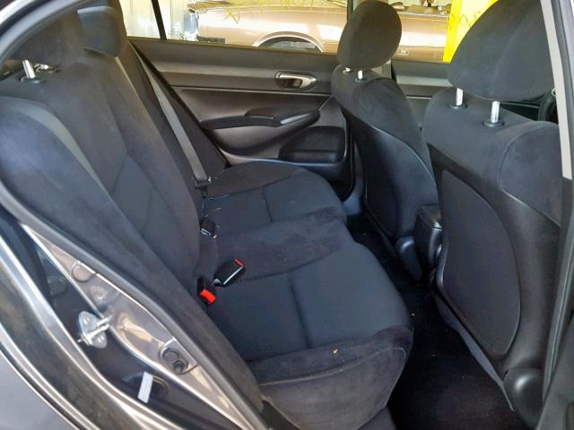 2HGFA1F63BH531542 - 2011 HONDA CIVIC LX-S فحمي صورة 6