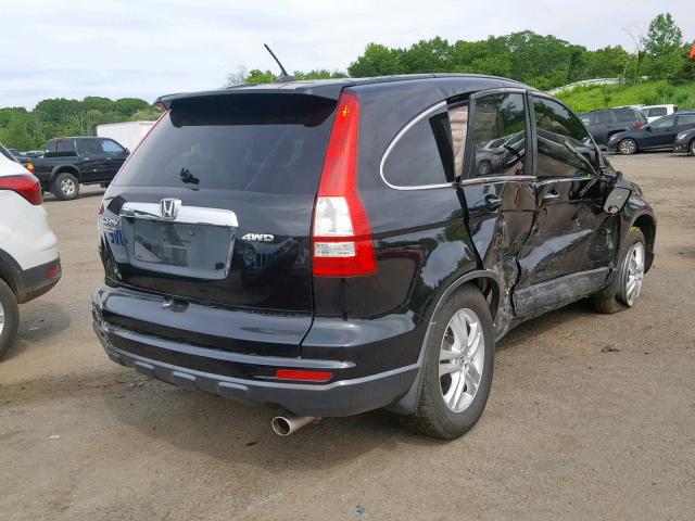 5J6RE4H7XAL070388 - 2010 HONDA CR-V EXL BLACK photo 4