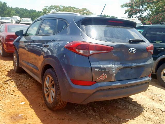 KM8J33A42HU540030 - 2017 HYUNDAI TUCSON LIM GRAY photo 3