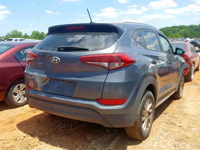 KM8J33A42HU540030 - 2017 HYUNDAI TUCSON LIM GRAY photo 4