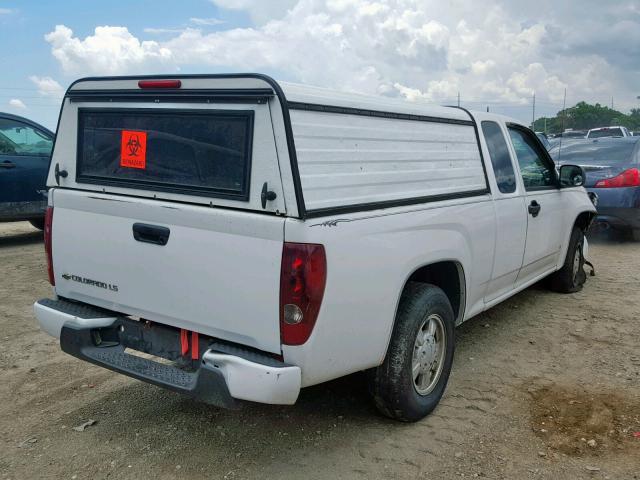1GCCS299488225636 - 2008 CHEVROLET COLORADO L WHITE photo 4