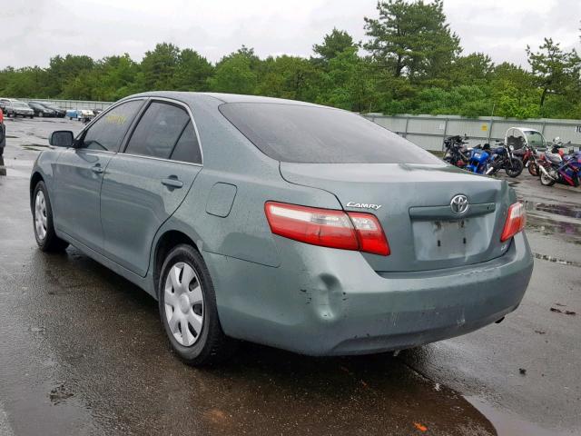 4T1BE46K57U676212 - 2007 TOYOTA CAMRY NEW GREEN photo 3