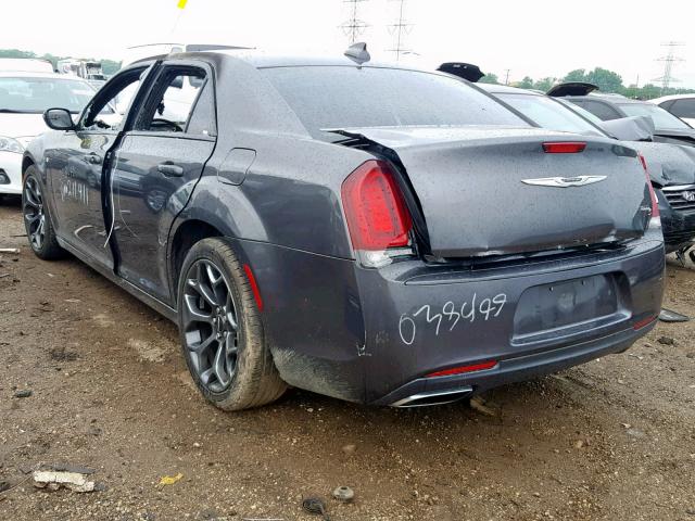 2C3CCABG7JH214411 - 2018 CHRYSLER 300 S GRAY photo 3