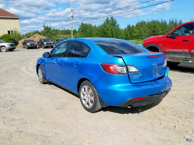 JM1BL1SF0A1266203 - 2010 MAZDA 3 I BLUE photo 3