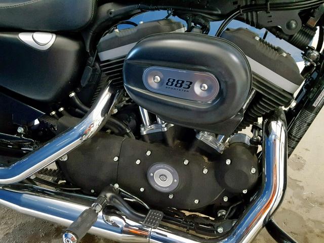 1HD4LE215AC418919 - 2010 HARLEY-DAVIDSON XL883 N BLACK photo 7