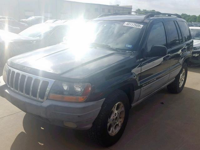 1J4G248N2YC404535 - 2000 JEEP GRAND CHER BLACK photo 2