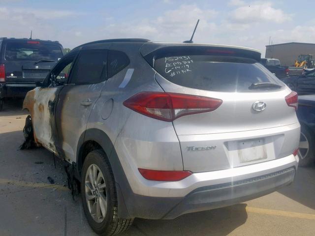 KM8J33A44GU115035 - 2016 HYUNDAI TUCSON LIM SILVER photo 3