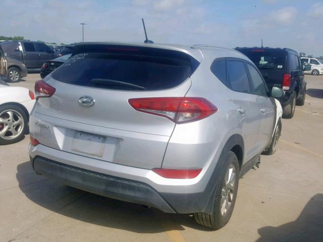 KM8J33A44GU115035 - 2016 HYUNDAI TUCSON LIM SILVER photo 4