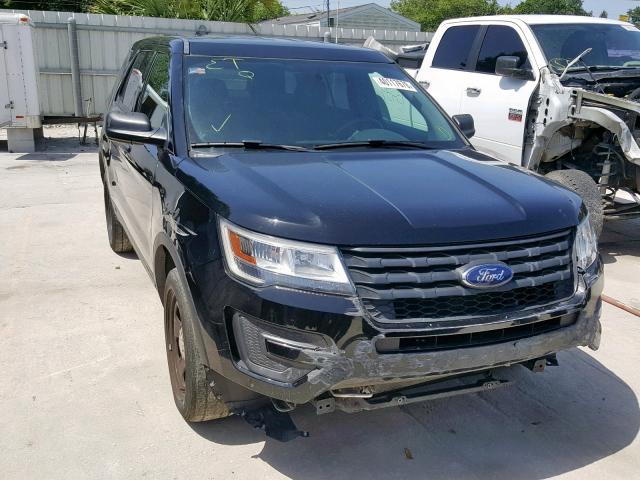 1FM5K8AR9HGB92688 - 2017 FORD EXPLORER P BLACK photo 1