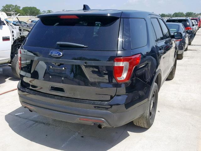 1FM5K8AR9HGB92688 - 2017 FORD EXPLORER P BLACK photo 4