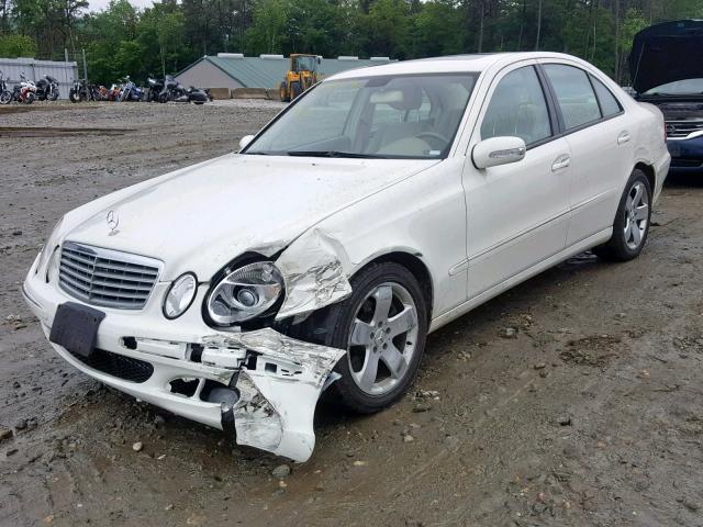 WDBUF83J06X201835 - 2006 MERCEDES-BENZ E 500 4MAT WHITE photo 2