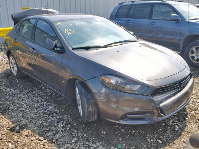 1C3CDFBB1FD132399 - 2015 DODGE DART SXT GRAY photo 1