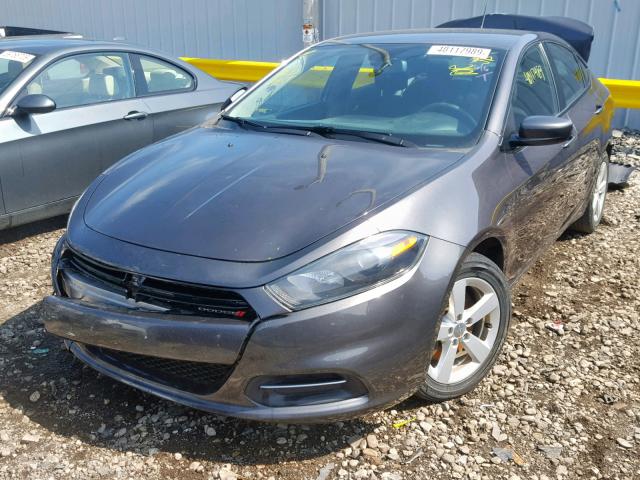 1C3CDFBB1FD132399 - 2015 DODGE DART SXT GRAY photo 2