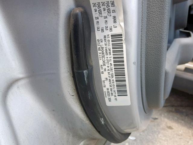 1J8HG48K56C134546 - 2006 JEEP COMMANDER GRAY photo 10