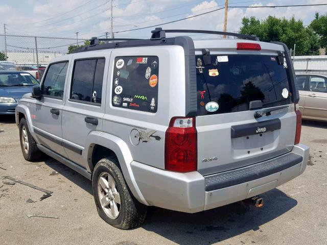 1J8HG48K56C134546 - 2006 JEEP COMMANDER GRAY photo 3