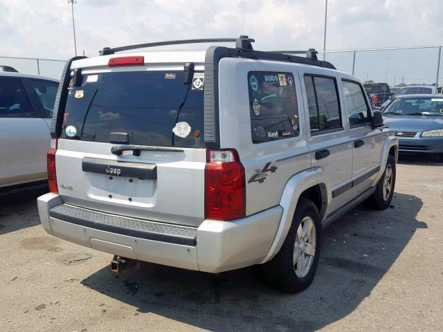 1J8HG48K56C134546 - 2006 JEEP COMMANDER GRAY photo 4