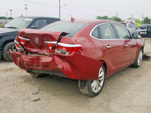 1G4PR5SK8C4204599 - 2012 BUICK VERANO CON RED photo 4