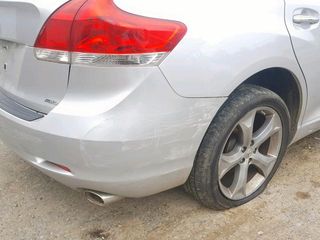 4T3BK11A59U006479 - 2009 TOYOTA VENZA SILVER photo 9