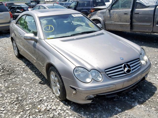 WDBTJ65J74F113928 - 2004 MERCEDES-BENZ CLK 320C TAN photo 1