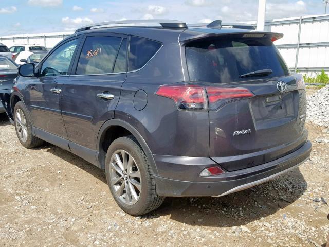 2T3DFREV7HW612678 - 2017 TOYOTA RAV4 LIMIT GRAY photo 3