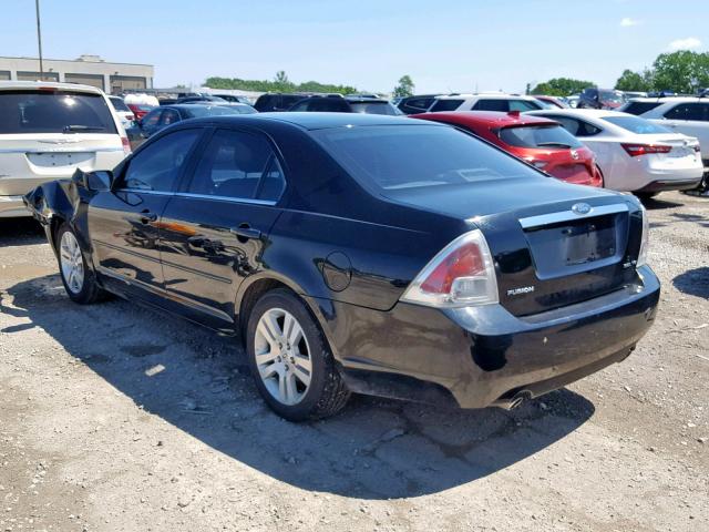 3FAHP08166R198058 - 2006 FORD FUSION SEL BLACK photo 3