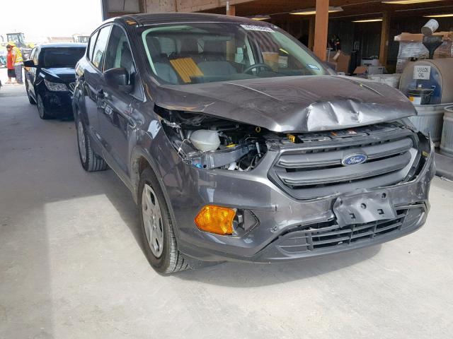 1FMCU0F73JUD58379 - 2018 FORD ESCAPE S GRAY photo 1