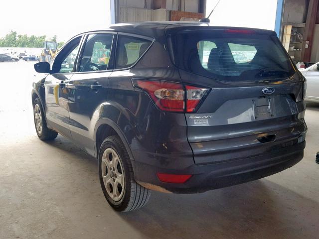 1FMCU0F73JUD58379 - 2018 FORD ESCAPE S GRAY photo 3