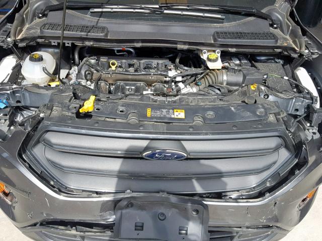 1FMCU0F73JUD58379 - 2018 FORD ESCAPE S GRAY photo 7