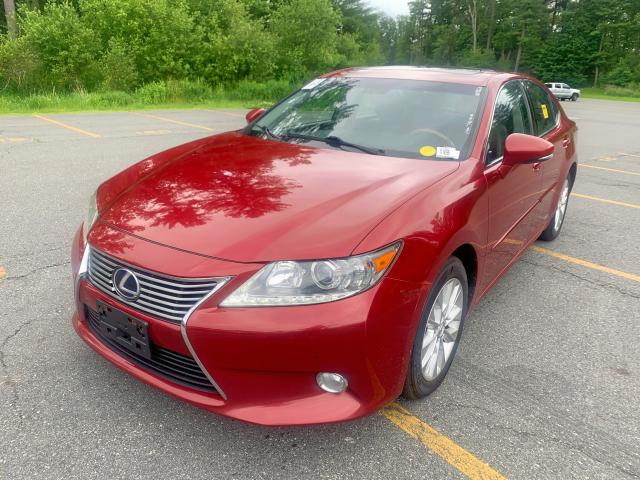 JTHBW1GGXD2012228 - 2013 LEXUS ES 300H RED photo 1