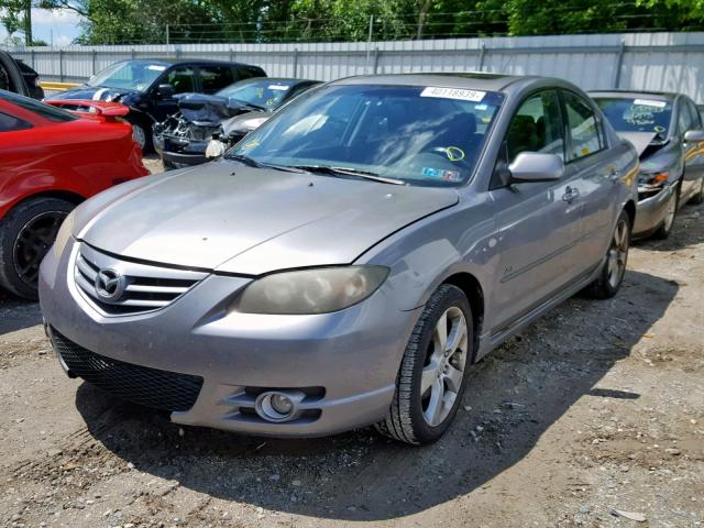 JM1BK323951219651 - 2005 MAZDA 3 S GRAY photo 2